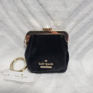 ❌SOLD❌ Kate Spade Velvet Pearl Coin Purse